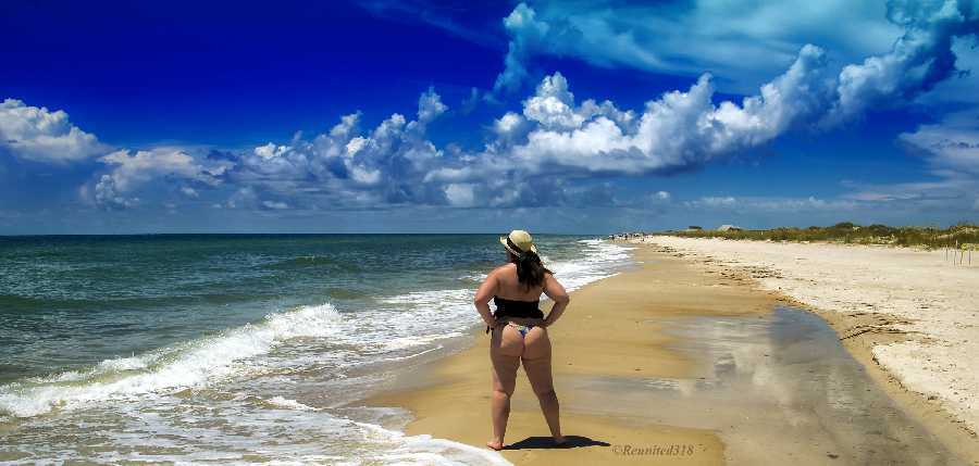 Almost Alone at a Nude Beach