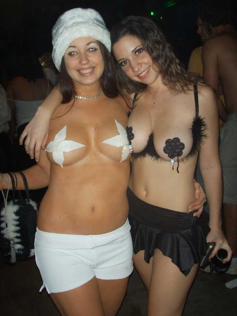 Nude on halloween