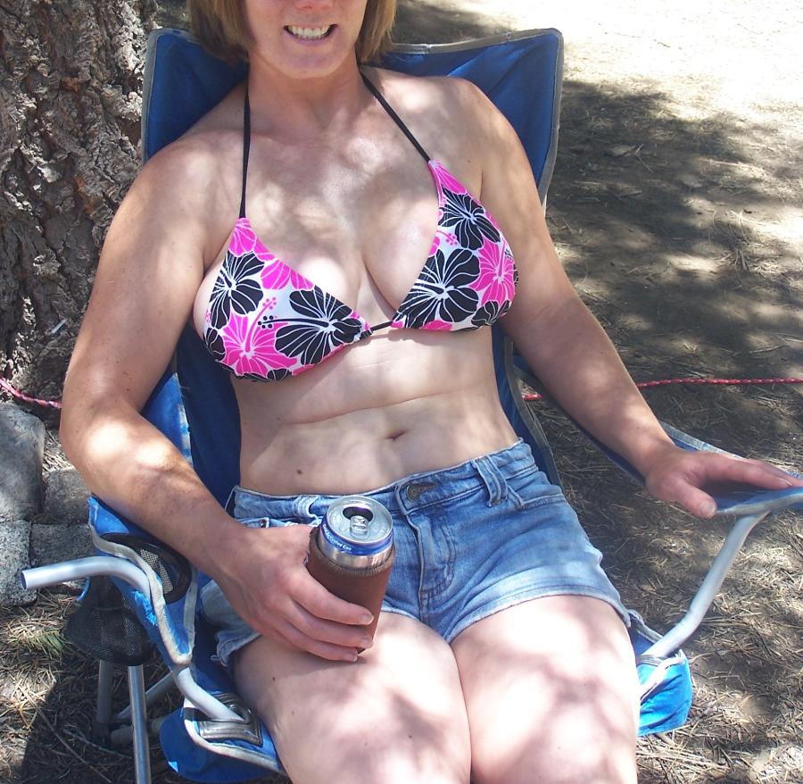 Wife Sexy Camping