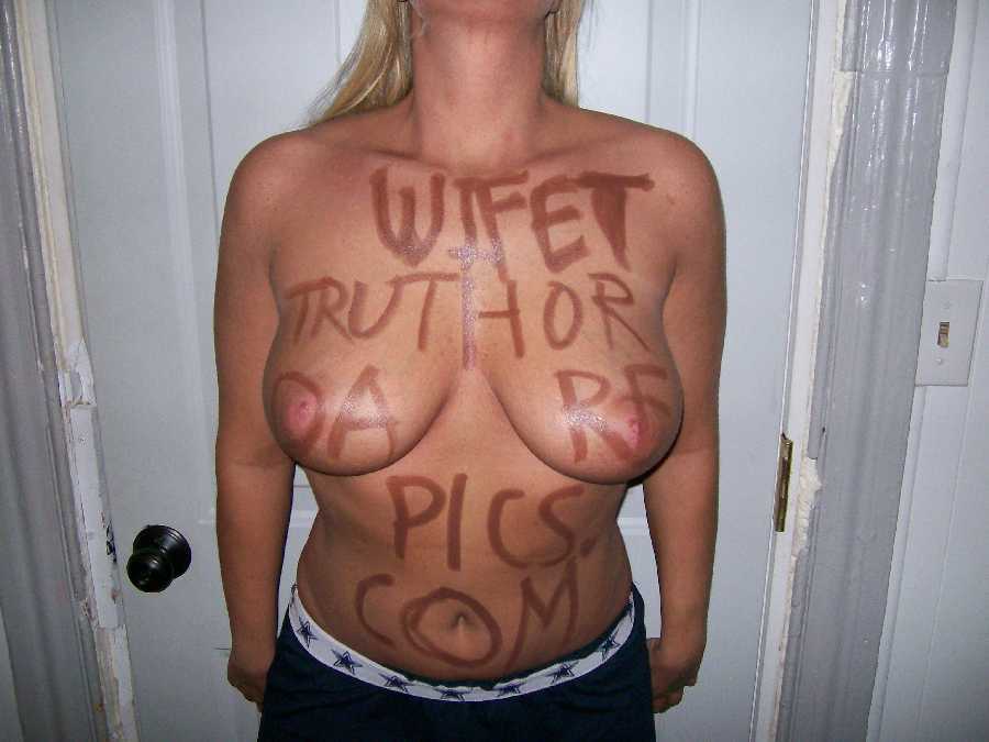 Naked Wife Verification Picture